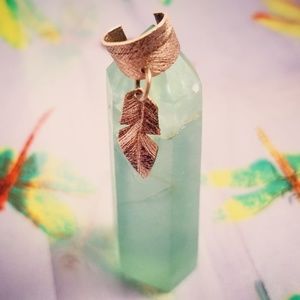 Feather Ear Cuff Custom made by MT Copper Queen